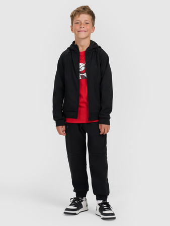 Bluza dresowa rozpinana z kapturem chłopięca 4F 4FJRAW25TSWSM2415-20S