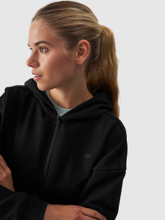 Bluza dresowa rozpinana z kapturem damska 4F 4FWAW24TSWSF1306-20S