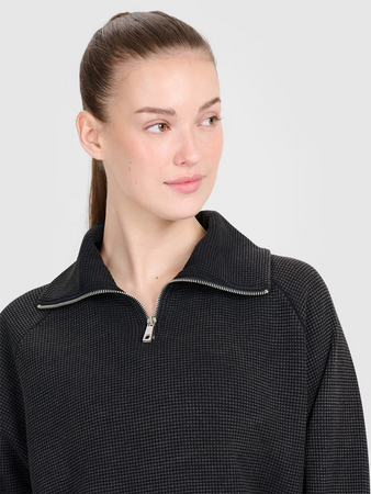 Bluza dresowa oversize nierozpinana bez kaptura damska 4F 4FRSS25TSWSF2150-20S