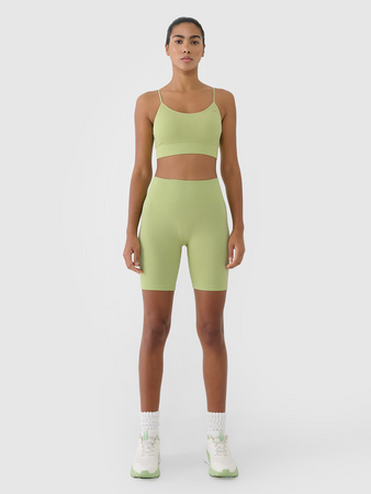 Legginsy kolarki bezszwowe treningowe damskie 4F 4FWSS25TFSTF014-42S