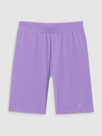 Legginsy kolarki dzianinowe dziewczęce 4F 4FJWSS25TSTIF014-51S