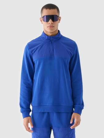 Bluza dresowa nierozpinana bez kaptura męska 4F 4FRSS24TSWSM2035-36S