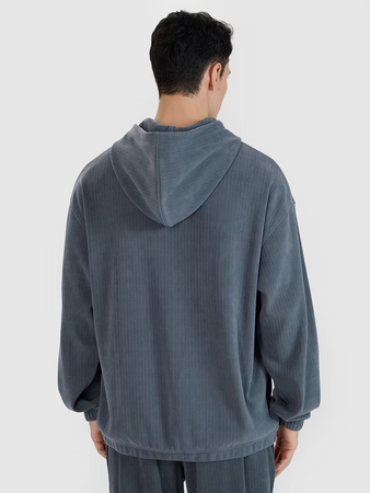 Bluza dresowa nierozpinana z kapturem męska 4F 4FRSS25TSWSM2181-22S