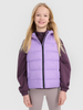 Bezrękawnik dziewczęcy puchowy z wypełnieniem syntetycznym 4F 4FJWSS25TVJAF166-51S