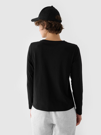 Longsleeve oversize gładki damski 4F 4FWMM00TLONF431-20S
