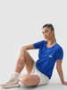 T-shirt regular z nadrukiem damski 4F 4FRSS24TTSHF2547-36S
