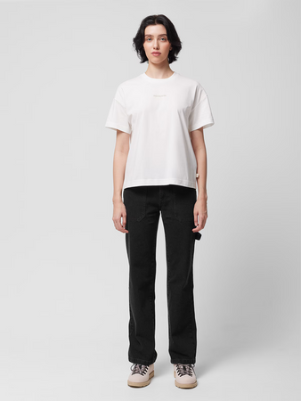 Jeansy straight z prostymi nogawkami damskie Outhorn OTHWSS24TTROF721-20S