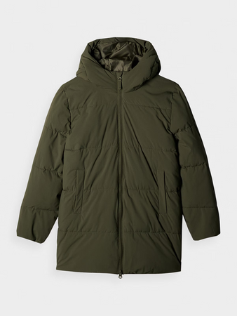 Płaszcz puchowy z wypełnieniem syntetycznym chłopięcy 4F Junior 4FJWAW24TDJAM464-43S