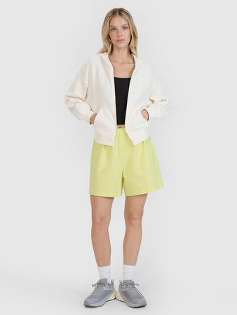 Bluza dresowa rozpinana z kapturem damska 4F 4FRSS25TSWSF2195-11S