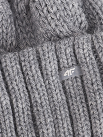 Czapka zimowa z dodatkiem wełny damska 4F 4FRAW25ACAPF0724-27M
