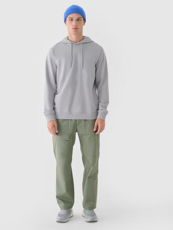 Bluza dresowa nierozpinana z kapturem męska 4F 4FRAW24TSWSM1821-27S