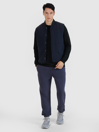 Bezrękawnik ze stójką męski 4F 4FWSS25TVJAM210-20S