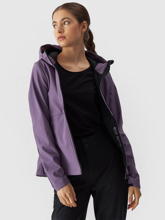 Kurtka softshell wiatroodporna membrana 5000 damska 4F 4FWAW24TSOFF285-50S