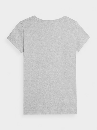 T-shirt regular gładki damski 4F 4FMM00TTSHF731-27M