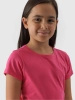 T-shirt gładki dziewczęcy 4F Junior
