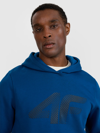 Bluza dresowa nierozpinana z kapturem męska 4F 4FWMM00TSWSM1766-46S