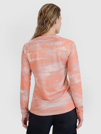 Longsleeve rowerowy szybkoschnący damski 4F 4FWSS25TFLOF344-70A