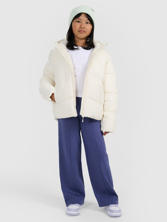 Kurtka puchowa z wypełnieniem syntetycznym dziewczęca 4F 4FJRAW25TDJAF0825-10S