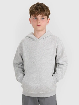 Bluza dresowa nierozpinana z kapturem chłopięca 4F 4FJWMM00TSWSM1860-25M