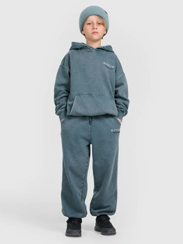 Spodnie dresowe joggery chłopięce 4F 4FJRAW25TTROM1528-46S