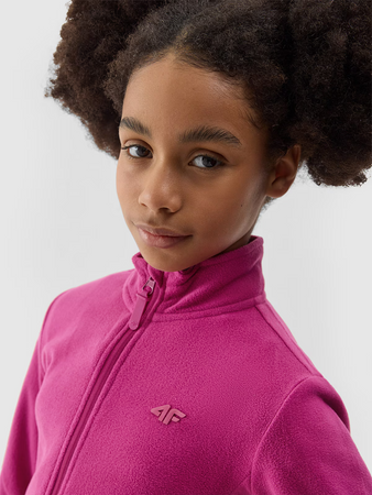 Polar ze stójką regular dziewczęcy 4F Junior 4FJWSS24TFLEF166-53S