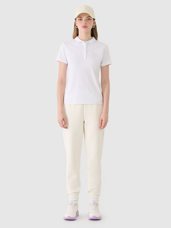 Koszulka polo slim damska 4F 4FWMM00TPTSF514-10S