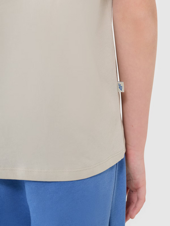 T-shirt chłopięcy bawełniany 4F 4FJWSS25TTSHM2186-12S