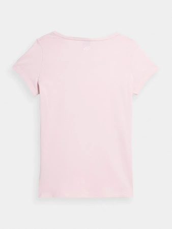 T-shirt regular gładki damski 4F 4FMM00TTSHF731-56S