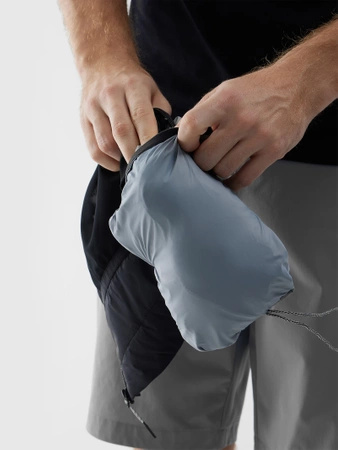 Kamizelka męska do biegania w terenie z wypełnieniem primaloft black eco 4F