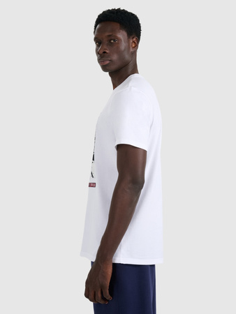 T-shirt regular z nadrukiem męski 4F 4FRAW25TTSHM3364-10S