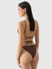 Kostium damski kąpielowy góra od bikini 4F 4FWSS24UBKTF041-81S Brązowy