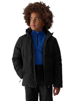 Kurtka chłopięca zimowa puchowa narciarska 4F 4FJWAW24TTJAM534-20S