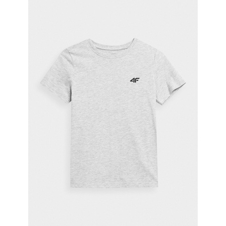 T-shirt gładki chłopięcy 4F Junior