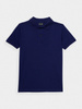 Koszulka polo bawełniana 100% gładka chłopięca 4F