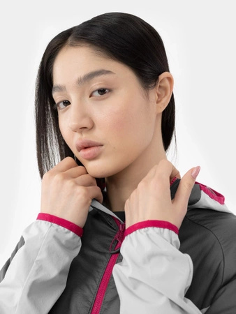 4F Kurtka damska skiturowa Primaloft® Active H4Z22-KUDH061-22S Szary