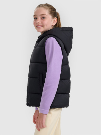 Bezrękawnik puchowy z wypełnieniem syntetycznym dziecięcy 4F 4FJRAW25TVJAU331-20S