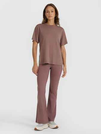 T-shirt oversize z modalem damski 4F 4FRAW25TTSHF3408-82S