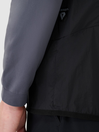 Męska kamizelka trekkingowa puchowa z wypełnieniem Primaloft Black 4F 4FWSS25TVJAM177-22S