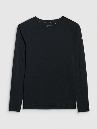 Longsleeve trekkingowy szybkoschnący z wełną merino damski 4F 4FWAW25TFLOF433-20S