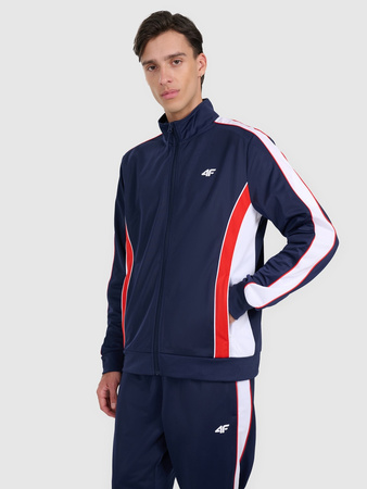 Bluza dresowa rozpinana bez kaptura męska 4F 4FRAW25TSWSM2459-31S