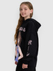Bluza dresowa nierozpinana z kapturem dziewczęca 4F 4FJRAW25TSWSF2293-20S