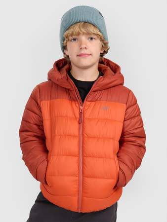 Kurtka puchowa z wypełnieniem syntetycznym chłopięca 4F 4FJRAW25TDJAM0770-81S