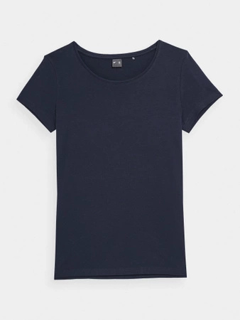 T-shirt regular gładki damski 4F 4FMM00TTSHF731-30S