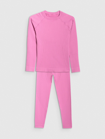 Bielizna termoaktywna bezszwowa komplet dziewczęca 4F 4FJRAW25USEAF264-55S