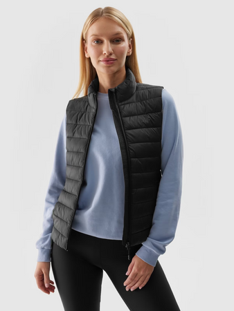 Bezrękawnik puchowy z wypełnieniem z recyklingu damski 4F 4FRSS24TVJAF101-20S