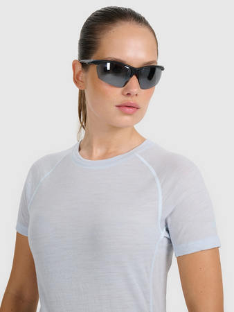 Koszulka trekkingowa z wełną merino damska 4F 4FWAW25TFTSF1527-34S