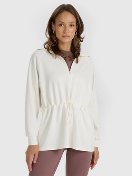 Bluza dresowa nierozpinana z modalem damska 4F 4FRAW25TSWSF2463-11S