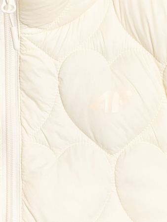 Bezrękawnik puchowy z wypełnieniem syntetycznym dziewczęcy 4F 4FJRAW25TVJAF323-11S