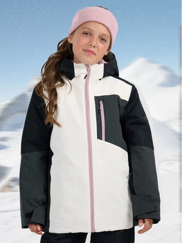 Kurtka snowboardowa membrana 10000 dziewczęca 4F 4FJRAW25TTJAF1060-11S