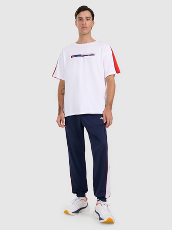 T-shirt oversize z nadrukiem męski 4F 4FRAW25TTSHM3227-10S